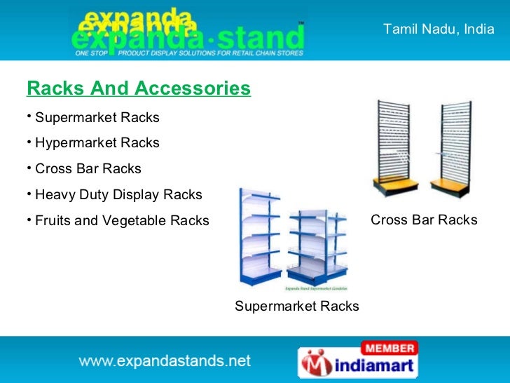 Supermarket Racks By Expanda Stand Private Limited Chennai