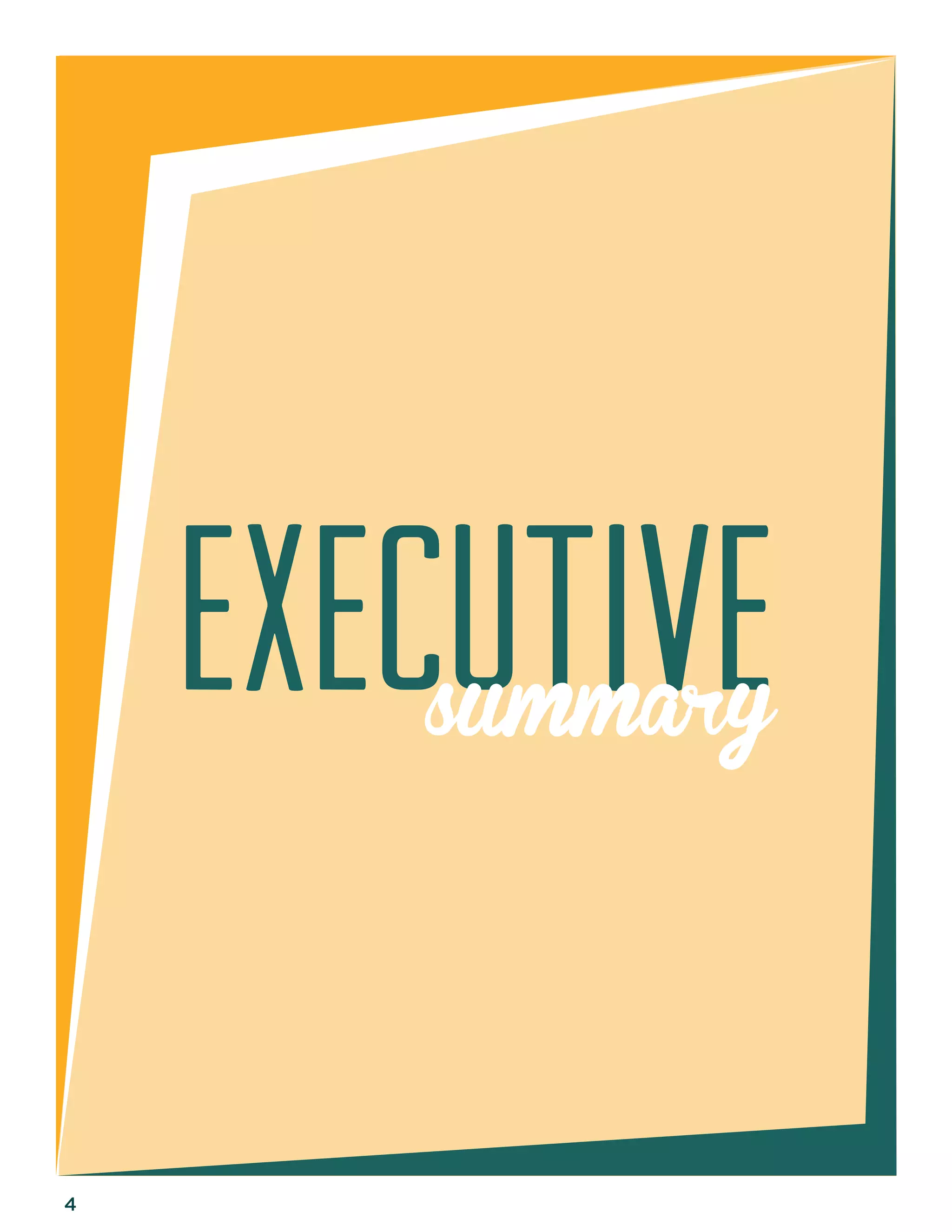 4 
executive summary 
 