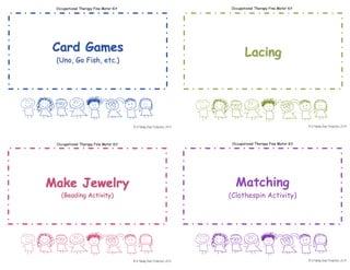 Fine Motor Kit Handout (By Mandy Chan) PDF