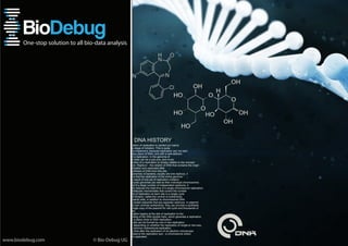 One-stop solution to all bio-data analysis
www.biodebug.com © Bio-Debug UG
 