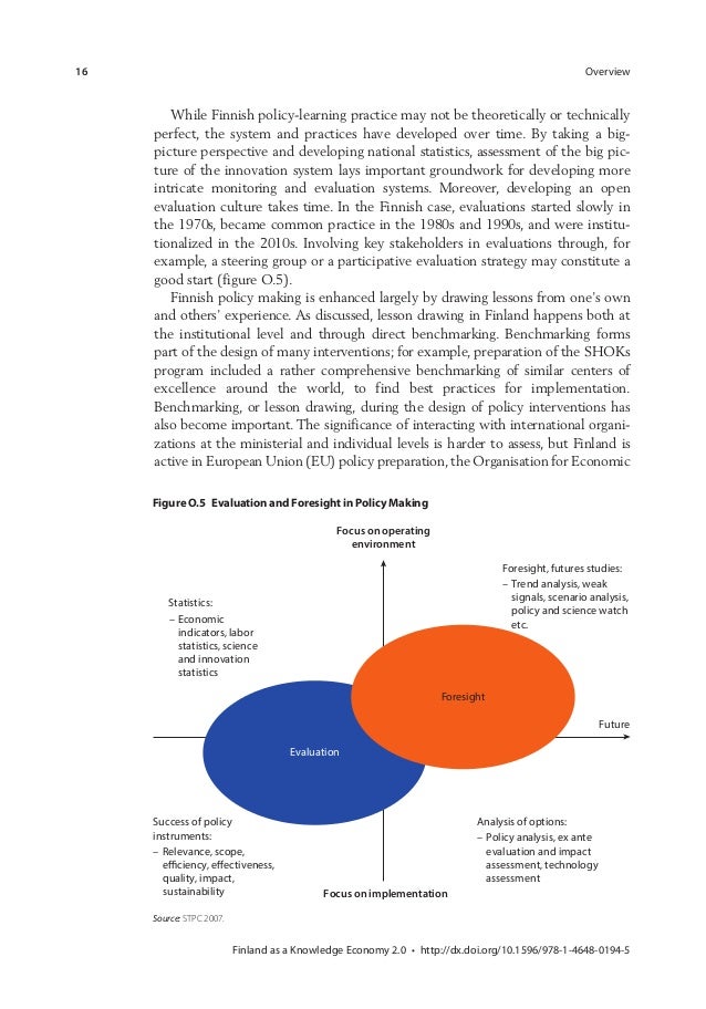 Finland As A Knowledge Economy 2 0 Lessons On Policies And
