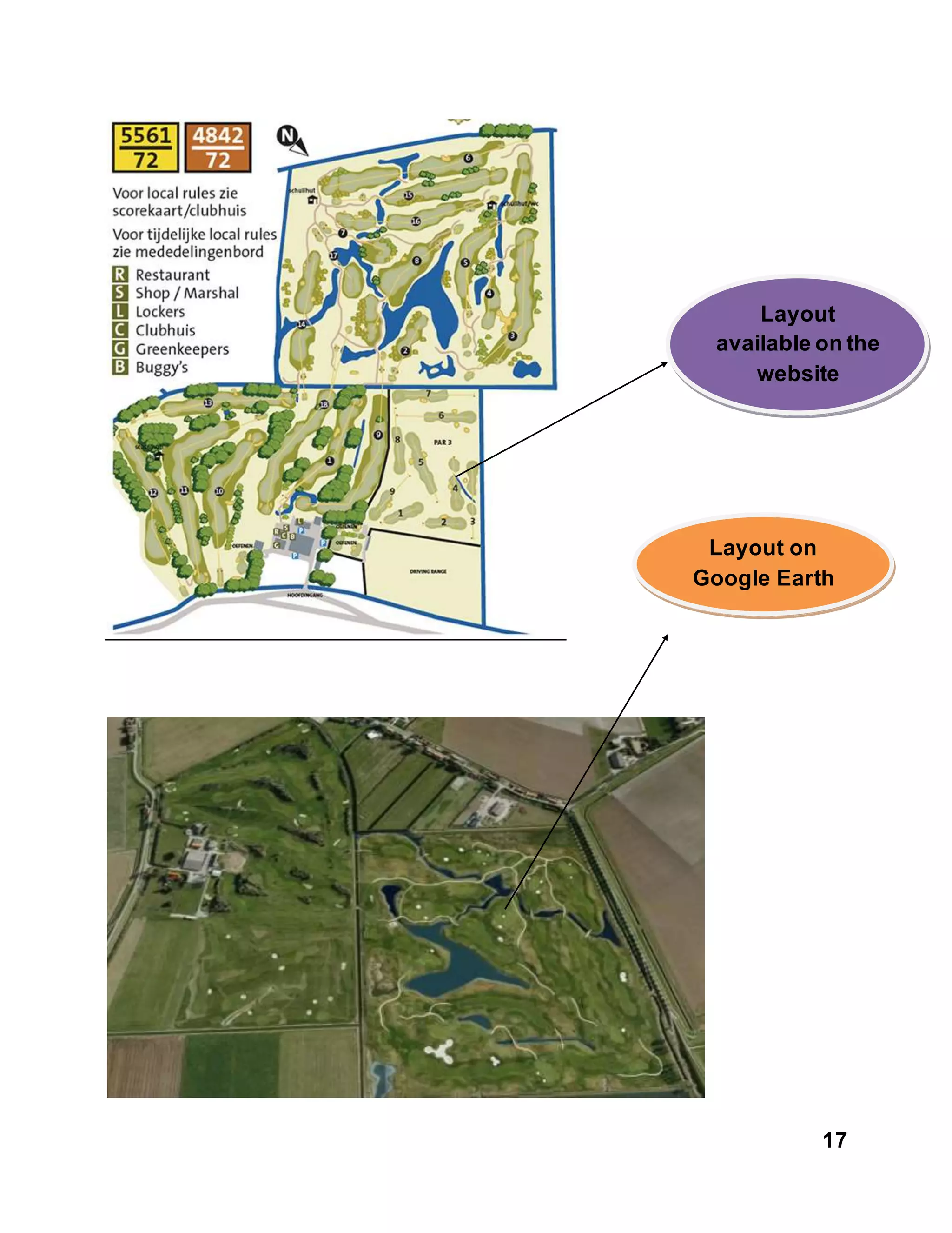 17
Layout
available on the
website
Layout on
Google Earth
 