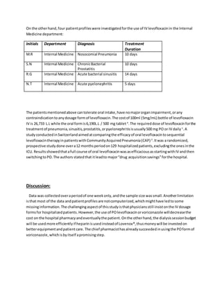 Medication Use Evaluation-2015 | PDF - Evaluation Suggests Treatment Is Due Oral Dosage