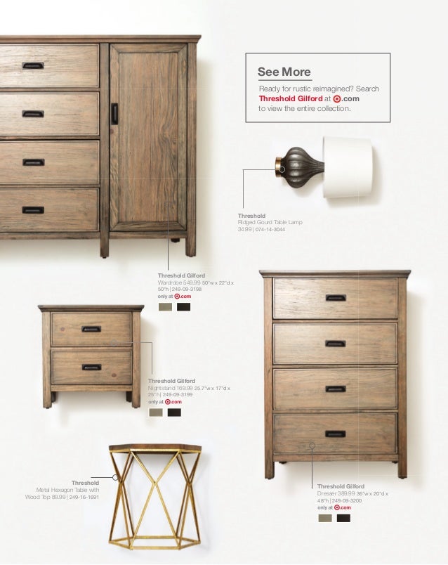 threshold gilford dining table