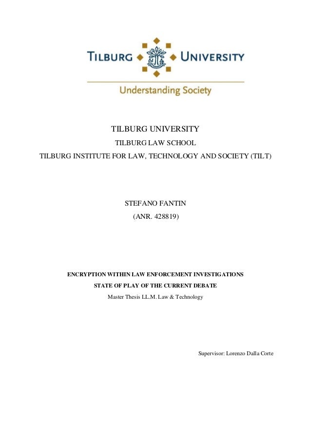 thesis database tilburg university