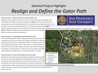 Selected Project Highlight:
Realign and Define the Gator Path
 