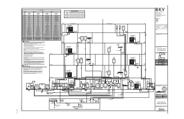1902 01 Southside Works Sheet E400 Electrical Riser Diagram