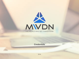1MWDN Mobile Portfolio 2016
Credentials
 