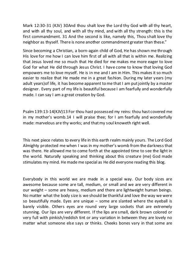 15 Love Yourself First Draft
