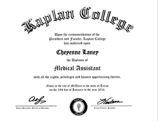 Kaplan Diploma