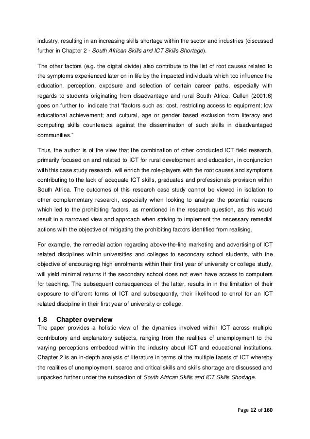 mini dissertation mit 840 ict skills shortage supply and demand mini mini dissertation mit 840 ict skills shortage supply and demand mini