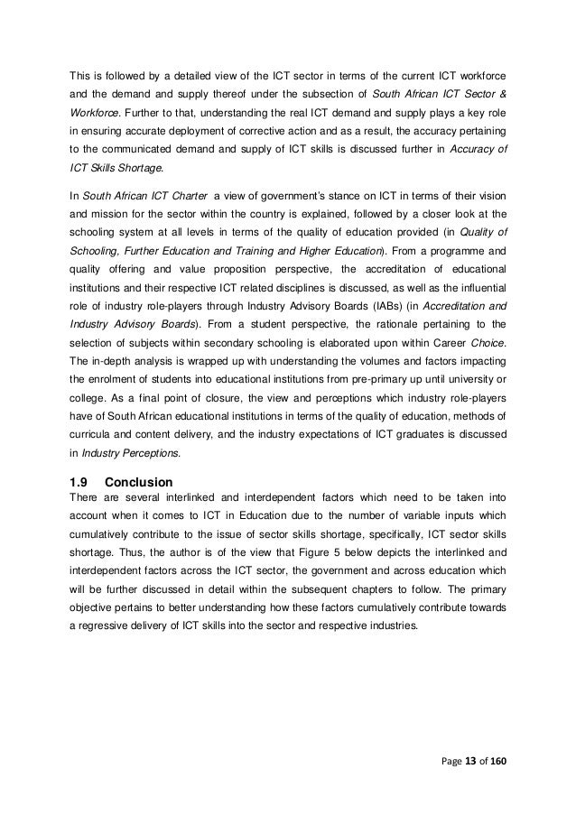 mini dissertation mit 840 ict skills shortage supply and demand mini mini dissertation mit 840 ict skills shortage supply and demand mini