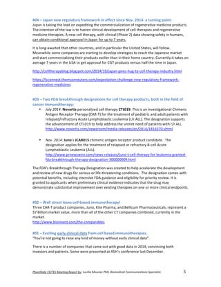 !"#$%&%'#'()*+,-.)/(('%01)2(345')678)9:$%&%#)/4:5%(;)!"<=)>%4?(@%$#&)*4??:0%$#'%40;)A3($%#&%;'B))))))))))))))))))))))))))))))M!
c7M)J)f#0#+)+([)/(L4&#'3/1)B/#5([3/b)%+)(BB($')@%+$()S3_O)678M<)#)'4/+%+L)03%+'O)
&'<'(%42%0'C4(5%03;%@;'.%6(%;N<;.404(5%03;%?6>>;*?4'@4^'046(%6L%*;5;(;*'04O;%>;.4?4(;%<*6.)?029%
F3;%4(0;(046(%6L%03;%@'B%42%06%3'20;(%?@4(4?'@%.;O;@6<>;(0%6L%?;@@%03;*'<4;2%'(.%*;5;(;*'04O;%
>;.4?4(;%03;*'<4;29%W%(;B%?;@@%03;*'<+,%B403%?@4(4?'@%YS3'2;%![%.'0'%236B4(5%2'L;0+%4(%3)>'(2,%
?'(%6M0'4(%?6(.4046('@%'<<*6O'@%4(%&'<'(%L6*%)<%06%n%+;'*29%%
:0%42%@6(5#'B'40;.%03'0%603;*%?6)(0*4;2,%'(.%4(%<'*04?)@'*%03;%U(40;.%A0'0;2,%B4@@%L6@@6B9%
J;'(B34@;%26>;%?6><'(4;2%'*;%20'*04(5%06%.;O;@6<%20*'0;54;2%06%*;'?3%03;%&'<'(;2;%>'*C;0%
'(.%20'*0%?6>>;*?4'@4^4(5%03;4*%<*6.)?02%;'*@4;*%03'(%4(%03;4*%36>;%?6)(0*+9%8)**;(0@+%40%0'C;2%6(%
'O;*'5;%n%+;'*2%4(%03;%UAW%06%5;0%'<<*6O'@%L6*%8-F%<*6.)?02%O;*2)2%3'@L%03;%04>;%4(%&'<'(9%
300<GDD?;@@03;*'<+M@659M@652<609?6>D!bcdDcbDP'<'(#54O;2#3)5#06#?;@@#03;*'<+#4(.)20*+930>@%
300<2GDD@2?6((;?09036>26(*;)0;*29?6>D;N<;?0'046(#?3'@@;(5;#(;B#*;5)@'06*+#L*'>;B6*C#
*;5;(;*'04O;#>;.4?4(;2%
%
c7P)J).[3)2AC);/(#b'"/34L"),(@%L+#'%3+@)B3/)$(&&)'"(/#01)0/3,4$'@W);3'")%+)'"()B%(&,)3B)
$#+$(/)%554+3'"(/#01<)
• E:&7)FG-H8%S3_#/'%@%<;*26('@4^;.%?;@@%03;*'<+%*.=78d9%F342%42%'(%4(O;2045'046('@%834>;*4?%
W(045;(%Q;?;<06*%F3;*'<+%Y8WQ#F[%L6*%03;%0*;'0>;(0%6L%<;.4'0*4?%'(.%'.)@0%<'04;(02%B403%
*;@'<2;.D*;L*'?06*+%W?)0;%I+><36M@'204?%I;)C;>4'%Y*D*%WII[9%F3;%.;245('046(%2)<<6*02%
03;%'.O'(?;>;(0%6L%8FIbcl%06%3;@<%'..*;22%03;%)(>;0%(;;.%6L%<'04;(02%B403%*D*%WII9%
300<GDDBBB9(6O'*0429?6>D(;B2*66>D>;.4'#*;@;'2;2D;(D!bcdDc$c"!nb9230>@%
%
• I4CB)FG-H8%f4+3h2%f*C:789%?34>;*4?%'(045;(%*;?;<06*%<*6.)?0%?'(.4.'0;9%%F3;%
.;245('046(%'<<@4;2%L6*%03;%0*;'0>;(0%6L%*;@'<2;.%6*%*;L*'?06*+%=#?;@@%W?)0;%
I+><36M@'204?%I;)C;>4'%YWII[9%
300<GDDBBB9<*(;B2B4*;9?6>D(;B2#*;@;'2;2DP)(6#0#?;@@#03;*'<+#L6*#@;)C;>4'#5*'(0;.#
L.'#M*;'C03*6)53#03;*'<+#.;245('046(#jbbbbbbbl930>@%
F3;%R7We2%=*;'C03*6)53%F3;*'<+%7;245('046(%B'2%?*;'0;.%06%3;@<%'??;@;*'0;%03;%.;O;@6<>;(0%
'(.%*;O4;B%6L%(;B%.*)52%L6*%2;*46)2%6*%@4L;#03*;'0;(4(5%?6(.4046(29%%F3;%.;245('046(%?6>;2%B403%
<60;(04'@%M;(;L402,%4(?@).4(5%4(0;(24O;%R7W%5)4.'(?;%'(.%;@454M4@40+%L6*%<*46*40+%*;O4;B9%:0%42%
5*'(0;.%06%'<<@4?'(02%B3;(%<*;@4>4('*+%?@4(4?'@%;O4.;(?;%4(.4?'0;2%03'0%03;%.*)5%>'+%
.;>6(20*'0;%2)M20'(04'@%4><*6O;>;(0%6O;*%;N4204(5%03;*'<4;2%6(%6(;%6*%>6*;%?@4(4?'@%;(.<64(029%
%
c76)J)Q#&&)@'/((')&3_(@)$(&&V;#@(,)%554+3'"(/#01)
F3*;;%8WQ#F%<*6.)?0%?6><'(4;2,%&)(6,%m40;%S3'*>',%'(.%=;@@4?)>%S3'*>'?;)04?'@2,%*;<*;2;(0%'%
in%=4@@46(%>'*C;0%O'@);,%>6*;%03'(%'@@%6L%03;%603;*%8F%?6><'(4;2%?6>M4(;.,%?)**;(0@+%4(%03;%
>'*C;09%
300<GDDBBB9M464(O;209?6>D03;#?6><'*'M@;2%
%
c78)J)^T$%'%+L)(#/&1)$&%+%$#&),#'#)B/35)$(&&);#@(,)%554+3'"(/#0%(@O)
fq6)h*;%(60%564(5%06%*'42;%'(+%C4(.%6L%>6(;+%B4036)0%;'*@+%?@4(4?'@%.'0'g9%
F3;*;%42%'%()>M;*%6L%?6><'(4;2%03'0%?'>;%6)0%B403%566.%.'0'%4(%!bcd,%?6(O4(?4(5%M603%
4(O;206*2%'(.%<'04;(029%A6>;%B;*;%<*;2;(0;.%'0%WA/h2%?6(L;*;(?;%@'20%7;?;>M;*9%
 