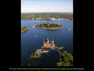 Eis uma vista traseira do prédio que originalmente seria um galpão para as embarcações. 