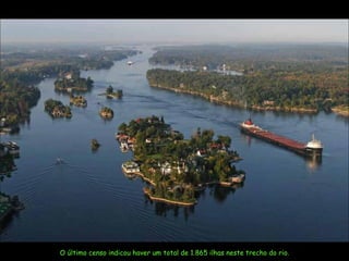 O último censo indicou haver um total de  1 . 865  ilhas neste trecho do rio. 
