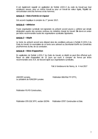 3
Il est également rappelé en application de l’article L3221-2 du code du travail que tout
employeur assure, pour un même ...