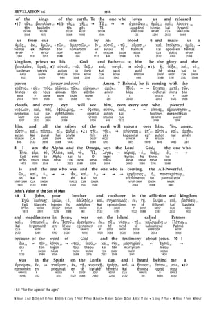 REVELATION	1:6                                                                                                            ...