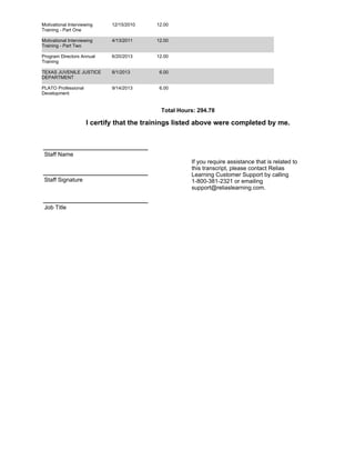 JBueno Relias Transcript | PDF