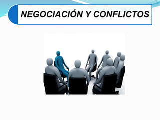 NEGOCIACIÓN Y CONFLICTOS
 