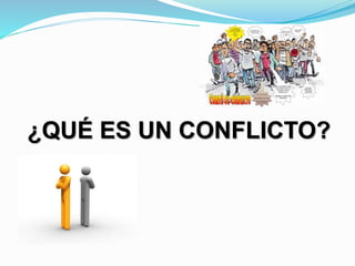 ¿QUÉ ES UN CONFLICTO?
 