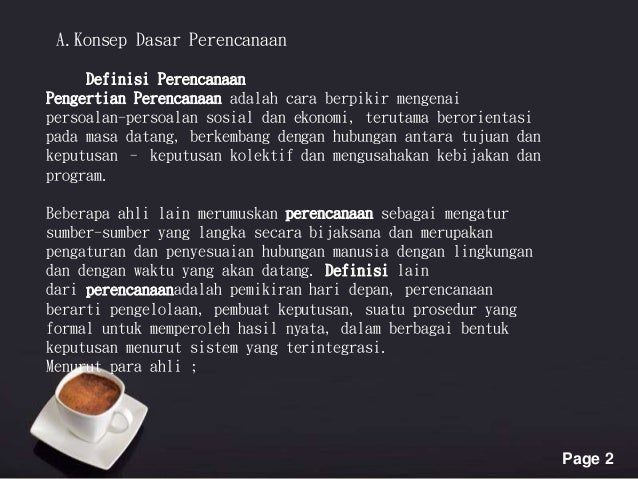 Dasar Management Dan Bisnis Perencanaan Planning Dasar Management Dan Bisnis Perencanaan Planning