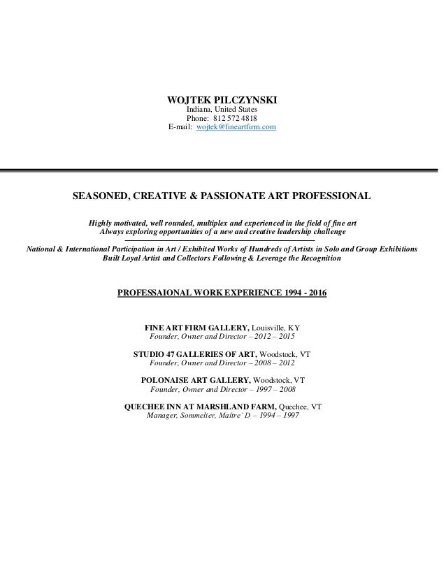 wojtek pilczynski resume