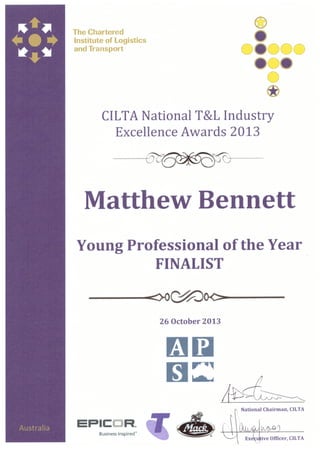 Young Professional Finalist