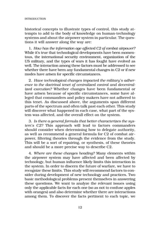 Command In Air War Centralized Versus Decentralized Control Of Combat ...