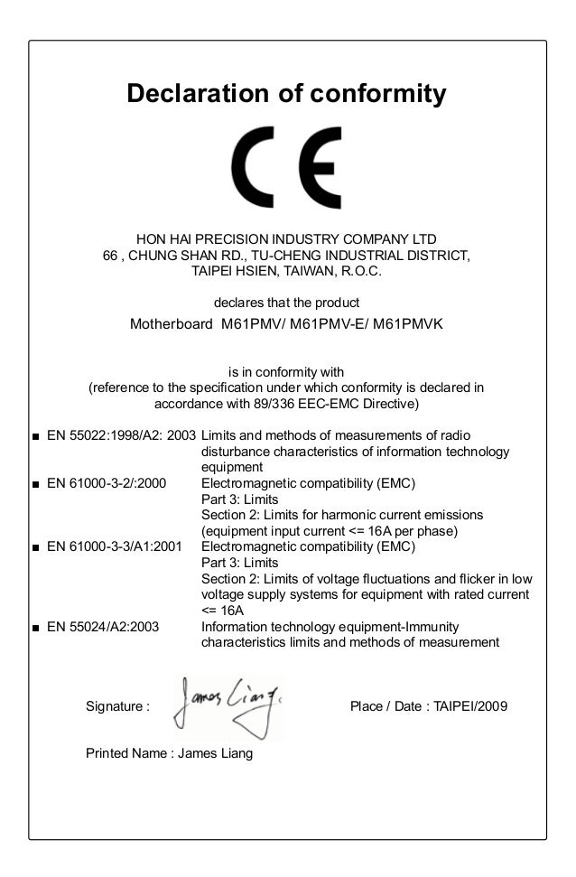 nice statement of conformity template pictures employment