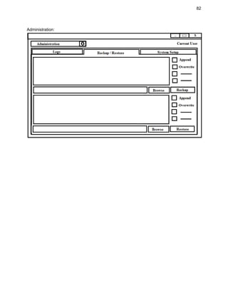 82 
Administration: 
 
 
 
 
 
 
 
 
 
 
 
 
 
 
 
 
 
 
 
 
 
 