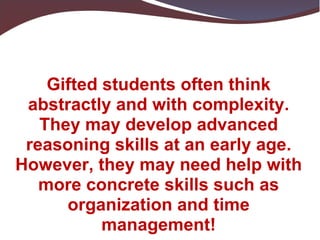 Gifted Students | PPT