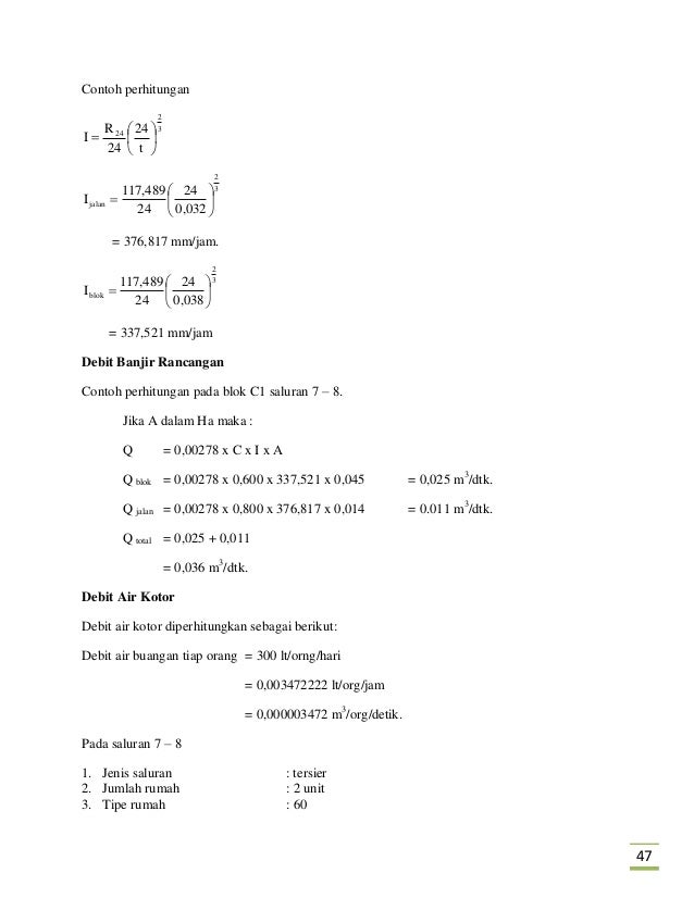 Contoh Soal Dan Jawaban Perhitungan Kedalaman Gerusan Di