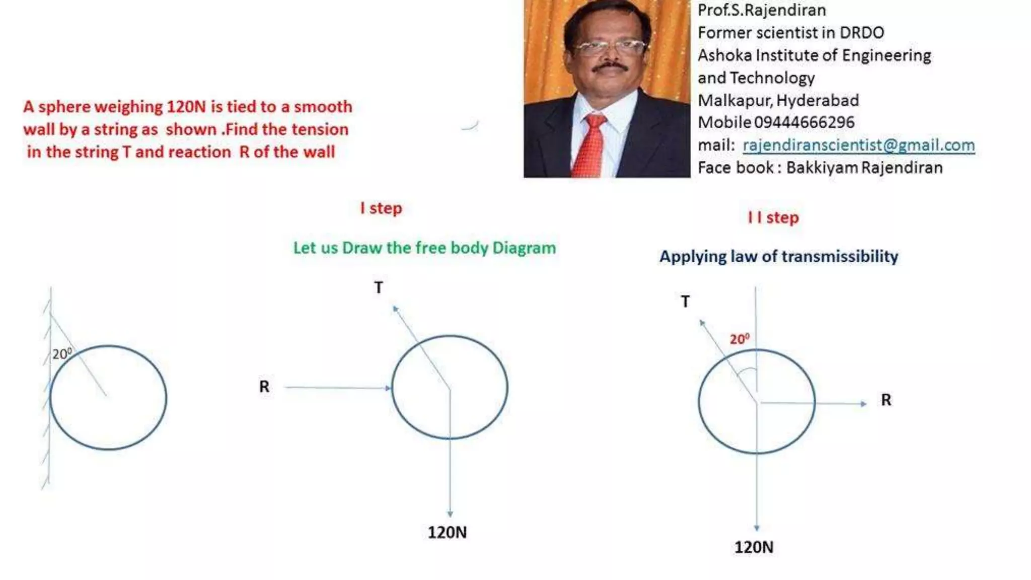 University problems on Engineering Mechanics solved in differrent way