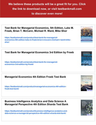 Mccann Testing Study Guide Pdf Download Solution manual for Managerial Economics Froeb McCann Ward Shor 3rd ...