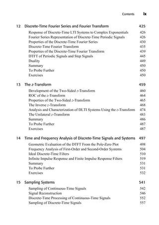 Fundamentals of Signals and Systems 1st ed Edition Benoit Boulet | PDF
