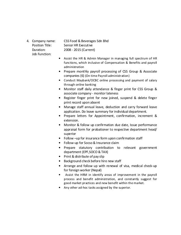 Resume