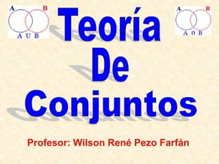 Profesor: Wilson René Pezo Farfán
 