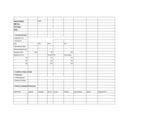 Comprehensive Voyage Planning and Navigation Details for Vessel S4B2 | DOCX