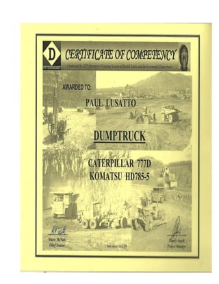 PAUL LUSATO CV