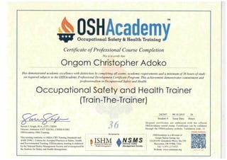 OSH Trainer