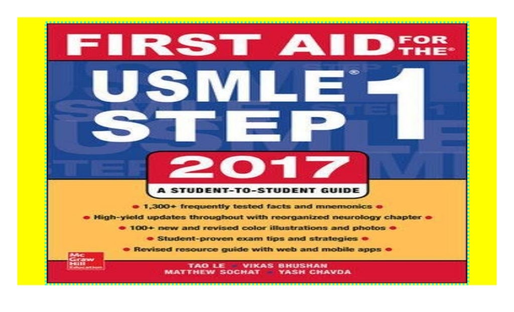 First aid usmle 2017