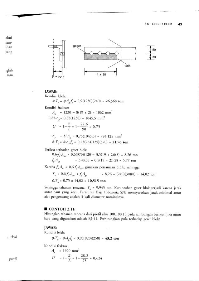 Contoh Soal Sambungan Las