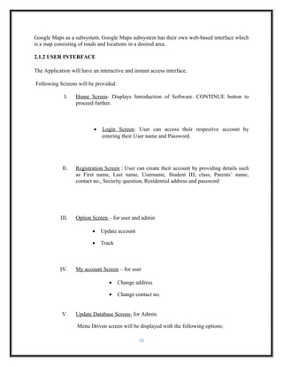 SCHOOL BUS ROUTING MANAGEMENT SYSTEM [FINAL] | DOC