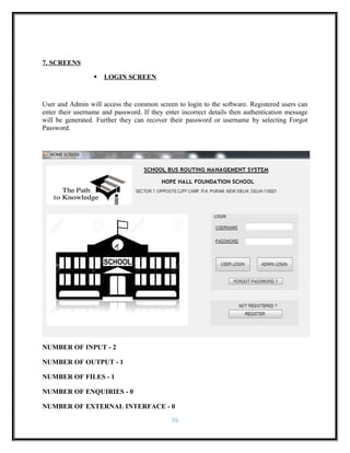SCHOOL BUS ROUTING MANAGEMENT SYSTEM [FINAL] | DOC