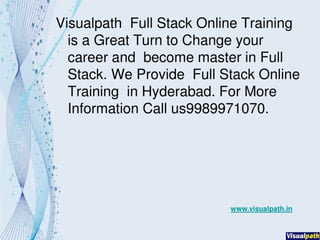 full stack development