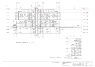 1 2 3 4 5 6 7 8 9 10 11
SECTION B-B & F-F
A15
G RL.178.76
L1 RL.181.86
L2 RL.184.96
L3 RL.188.06
L4 RL.191.16
C RL.193.86
B1 RL.175.96
B2 RL.173.16
Roof RL.194.33
Boundary
B2
B1
G
L1
L2
L3
L4
R
Boundary
3170310031003100310028002800
G RL.178.76
L1 RL.181.86
L2 RL.184.96
L3 RL.188.06
L4 RL.191.16
C RL.193.86
B1 RL.175.96
B2 RL.173.16
Roof RL.194.33
WONIORA
AVENUE
CARPARK B1
CARPARK B2
A03A06
A09A10A12
A16
A19
A15
STORMWATER
DETENTION
TANK
LIFT
PIT
COURTYARD
COURTYARD
STORE
LIFT
SHAFT
BTHLIVING / DINING ENTRY BEDKITCHEN BED ENTRY BTH BTH BED
BALC LIVING / DINING KITCHEN BED 1 BTH BED 2 BTH BED 1 KITCHEN DINING / LIVING BALC
LIVING / DINING KITCHEN BTH BED 2 BTH BED 1 KITCHEN DINING / LIVING BALC
ES WIR B1 BALCESWIRLIVINGBALC
FIRE STAIR ELEC
STORE
natural ground line
RAMP UP
RAMP UP
FRL 176.92
FRL 174.12
RAMP UP
RAMP UP
FRL 177.46
FRL 174.66
A20
LIVING
BALC
A
A14
FRL 175.05
6
A100
5
A100
4
A101
3
A101
1
A101
1
A102
2
A102
2
A101
5
A101
SECTION B - B (BLOCK A) 0 1 2 3 4 5M
D09
UPPER CAR PARK
DRIVEWAY
FRL 175.96B1
BALC
A20
A16
LOBBY
G RL.178.76
L1 RL.181.86
L2 RL.184.96
L3 RL.188.06
L4 RL.191.16
C RL.193.86
A05
BED
A11
BED
D09
10501050
BED 2
LOBBY
FB
FB
BALC
BED 2
CRP
FB
CRC
150x75 RHS.
steel frame
to detail
glass
balustrade
BA C
31703100
glass
balustrade
COURTYARD
310031003100
SECTION F - F (BLOCK A)
BALC
BALC
A05 A04
26502700
A11
26502700
24002400
24002400
27002700
BTHLIVING / DINING ENTRY BEDKITCHEN BED ENTRY BTH BTH BED27002700
24002400
24002400
27002600
BED 1
BED 1
27002600
BED 1
24002400
27002700
24002400
BED 1 BED 2
BED 2
27002600
24002400
27002700
2700
24002400
2700
2400
A21 A22
2700
2400
2700
BED 1
2400
2700
2400
2700
2700
27002650
ENTRY
ENTRY
27002600
270027002700
2800
A21
2700
2400
ES
3400
2700
RL. 194.94
1060
RL.172.10
Roof RL.194.33
2700
B
04.06.06
Issue Date Amendments
A 27.04.06 Issued for Construction.
B 04.06.06 Amended Levels
Job:
Proposed Residential Development
1-9 Woniora Avenue
Wahroonga
Figured dimensions to be taken in preference to scale. Verify all
dimensions on site (vos). Copyright for the information contained
herein remains the property of Owen & Gilsenan Architects.
Drawing :
Scale :
Date :
Drawing No. :
Drawn : LY
Owen & Gilsenan Architects
Client:
Woniora Avenue Pty Ltd
Suite 4.1 P : (02) 9212 2417
105 Kippax Street F : (02) 9212 2617
Surry Hills NSW 2010 E : codesign@tpg.com.au
Issue :
A1-1:100 A3-1:200
 
