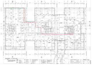 1
2
3
4
5
6
7
8
9
10
11
QPNMLKJHGFEDCBA
1
2
3
4
5
6
7
8
9
10
11
C
A16
C
A16
A14
A
A14
A
B
A15
B
A15
D
A17
D
A17
0 1 2 3 4 5M
LEGEND
INTENANCY WALL
10mm plasterboard
'Hebel 75mm Power Panel'
28mm air cavity
64mm steel stud & Tontine TSB4
or equivalent in wall cavity
13mm plasterboard
INTERNAL WALLS
92mm stud with 10mm
plasterboard & insulation
Fire Rated Riser Duct
'Hebel 75mm Power Panel'
10mm plasterboard
110mm brickwork
200mm concrete blockwall
250mm brick veneer wall
SHAFT WALL
200mm concrete wall
TENANCY/CORRIDOR WALL
10mm plasterboard
'Hebel 75mm Power Panel'
28mm furring channel fixed with resiliant mounts
with Tontine TSB4 or equivalent in wall cavity
13mm plasterboard
CG Column Guards
IW INSULATION WALLS
75mm insulation in 64mm studwork 13mm
plasterboard & 20mm gap to lift wall
EJ EXPANSION JOINTS
12 mm epansion joints to tiles
Rain Water OutletRWO
Service Riser / Non fire rated within Habitable area
64mm steel stud, 13mm plasterboard both sides
Tontine TSB4 or equivalent in wall cavity & inside shaft
Service Riser / Non fire rated solely within wet area
13mm plasterboard 64mm steel stud &
Tontine TSB4 or equivalent in wall cavity
R +C 25w tr
R +C 40w tr
190mm TOTAL
THICKNESS
ALL DIMENSIONS
TO FINISHED WALL
FACE
126mm TOTAL
THICKNESS
ALL DIMENSIONS
TO FINISHED WALL
FACE
85mm TOTAL
THICKNESS
A02
BASEMENT 1 FLOOR PLAN
SITESETOUT
X:0Y:0
FHR
5400
6100
5505550061455400
FHR
FHR
V1
V2 V3
V4
V5
V6
V7
V8V9V10
V11 V12 V13
V14 V15
123456
8
9
10
11
12
13
14
15
16 17
18
19
20
21
22
24
25
26
27
28
29
30
31
32
33
34
35 36 37 38 39 40
14850874014380
37970
37970
2980 5985 5980 2980 2980 5970 5995 2980
17925 9015 17925
8210
13000(toFrontBoundary)
49803004980300
61006100
2003005555
200
300
300
300
CG
CG
CG
CG
CG
CG
CG
CG
CGCG
DD09DD08
DD09
DD09
DD09
DD07
DD08
DD01
DD04
DD04
DD04
DD02
18
23
A01
A03
A01
A12
A15
A17
A17
A18
A19
A18
A21
A21
A22
A22
B03
B04B05
B05
B03
B04
B06
B06
B09B10
B09B10
B15
B15
B16 B16
B17
B18 B18
B17
C10
C17 C17
200
C18 C18
ACCESSIBLE
PARKING
7 A04
CG
1718
7
GARBAGE STORE
STORMWATER DETENTION TANK
profile of building over
Ramp 1:20
Ramp 1:20
RL175.96
RL177.46
DRIVEWAY
DRIVEWAY
WC
Ramp 1:20
RL176.43 RL177.46
RL178.35
Ramp 1:20
STORE
SPRINKLER
VALVE ROOM
1:12
(4000)
1:6.5
6
STORE
profile of building
over
200 grated
ms drain
raised planter
box over
LIFT
FIRE
STAIR
LIFT
FIRE
STAIR
LIFT
FIRE
STAIR
STORE
STORE
A/C PLANT
STORE ELEC
STORE
AC PLANT
ROOM
RL177.46
RL177.46
RL177.875
STORE
STORE
construction
joint
ACCESSIBLE
PARKING
LOBBY
LOBBY
roller shutter
STORE
STOREWATER TANK
13000(toFrontBoundary)
100 Ø
bollard
150mm conc. x 1000 high
wall with glazing over
CG
security
gate
CG CG
reinforce walls to support
security gate
capital
dotted over
reinforce walls to
support roller door
expansion joint in brickwork
DD13
9990(toRearBoundary)
9990(toRearBoundary)
19200(toRearBoundary)
2002100300300
300 300
3275 200 5300 200 2850 200
300
200
8300
200 1295
800600200
DD14
1460
890 2090
RL175.21
2980 5985 5980 2980 2980 5995 5980 29702980 5970 5995 2980
17925 9015 9015 1792517925
200 300 4125 800 3140 800 3760 800 3500 300 200 200 800 5075 800 1675 800 2425 800 4350 800 200 200 3000 800 3775 800 3125 800 4125 300 200800
800 2925 800 3740 800 3160 800 3500 800 800 3720 800 2930 800 2985 800 3790 800 200 4335 800 2440 800 1870 800 4880 800 200
300 3325
1300300 5765 800
6900 800 4475 300 6000 300 5400 300 2400 1525 1690 800 2030 3295 300 2600 300 6100 300 3190 1310 800 830 1125 800 6100 800 2170 300
1000
1000 3400 800 4315 800 4300 5215 300 5510 300 5900 800 1515 800 300 5100 300
300 5825 300 5400 300 5400 800 1515 800
2700 5115 300 2600 300
350 1470
6100
2008002350800490080051503003365300375580049008005550300
200300310030054003005400300
1365
200180020023502001555300
54003005800
300310030054003003000300
4980300498030061003004910
20080043258003480800660020020080023508005150300265530013000(toFrontBoundary)8210
9990(toRearBoundary)
800 3625 800
20030042558006100800
6155
8001000
200585530058004210180023502045580030054003002003002210
2003006600800352580034808006600300
200505580038903005820
200800475080068308002003935800400520080062408006310300200
2970
300
6020 6100 5400
300
2980 5995 5980 2970
2715
200 300
800
5500
6100 6075 300
6100 6025 200200 5400
24225
6610
2003005500300
300
300
150mm conc.
x 1000 high
wall with
glazing over
100 Ø bollard
100 Ø bollard
100 Ø bollard
12255
200 3645 200 4120 200
3845
200
200
16555
1800 200 2650 200
200
200
300
300
300
200
200
penetration
zone over
penetration
zone over
penetration
zone over
penetration
zone over
penetration
zone over
200
penetration
zone over
penetration
zone over
penetration
zone over
penetration
zone over
penetration
zone over
penetration
zone over
penetration
zone over
penetration
zone over
1695
penetration
zone over
200200200
200 4120 200
16555
200 2650 200
8008003800300
200
800
penetration
zone over
penetration
zone over
penetration
zone over
penetration
zone over
penetration
zone over
penetration
zone over
penetration
zone over
penetration
zone over
penetration
zone over penetration
zone overpenetration
zone over
550
550 200
penetration
zone over
penetration
zone over
penetration
zone over
penetration
zone over
penetration
zone over
300
6100
345
2500 200 2650 200
200180020023502001845200
RL175.30
RL177.46
RL176.005
RL176.255
6790
9985
9695
1140
5805
2690 7000
192536501215
34506540
49251965
33°16'38"
12°46'32"
24° 44' 54"
6° 46' 51"
800 3615 800 3620 800
3002000
800
120°0'5"
BTFW BTFW BTFW
200
6300
80010006410200
RL176.91
(finished
concrete)
200 300 3925 1000
16555
200
300
2001900300300
3000800
RL177.81
200 200
200 4120 200
800800
8006310300200
8006310300
200 800 3025 800
NOTE:
1. For construction of Saw & Key joints
in slabs, refer to engineer's drawing.
2. See Hydraulic engineer's drawing for
penetrations STW & SDO.
Building
Joint Line
6945
1
2
3
4
5
6
7
8
9
10
11
QPNMLKJHGFEDCBA
1
2
3
4
5
6
7
8
9
10
11
30040551000
30040551000
5315
BASEMENT 1 FL PLAN
duct
over
duct
over
DD04
DD04
4120
C
C
C
C
C
C
C
C
C
C
C
C
C
C
C
C
C
C
C
C
C
C
C
C
C
C
C C
C
C
duct
over
C
DD02
DD02
DD02
200
C
C
C
C
02.08.06
G3240
Fall
1:20
Fall
1:10.5
15553115
RL177.54
RL177.315
Fall
1:20
Fall
1:20
RL177.54
7100
1460
6100
penetration
zone over
E
A14
E
A14
B
Job:
Proposed Residential Development
1-9 Woniora Avenue
Wahroonga
Figured dimensions to be taken in preference to scale. Verify all
dimensions on site (vos). Copyright for the information contained
herein remains the property of Owen & Gilsenan Architects.
Drawing :
Scale :
Date :
Drawing No. :
Drawn : KN
Owen & Gilsenan Architects
Client:
Woniora Avenue Pty Ltd
Suite 4.1 P : (02) 9212 2417
105 Kippax Street F : (02) 9212 2617
Surry Hills NSW 2010 E : codesign@tpg.com.au
Issue :
A1-1:100 A3-1:200
Issue Date Amendments
B 12.05.06 Dimensions amended.
C 10.06.06 Amended
1:20
6000
1760
11540
1690 1295RL179.750
Job:
Proposed Residential
Development
1-9 Woniora Avenue
Wahroonga
Client:
Woniora Avenue Pty Ltd 3315 driveway offset
R 11100
R
5000
R 5000
11240
765
RL177.79
1:9.5
RL179.330
5900
57103700
3430
6000AroundEdgeofKerb
6000AroundEdgeofKerb
4000Around
EdgeofKerb
4000Around
EdgeofKerb
6000AroundEdgeofKerb
R 11100
D 30.06.06 Driveway Amended
RL178.76
100dia
stormwater
line over
150dia
stormwater
line over
100dia
stormwater
line over
100dia
stormwater
line over
E 04.07.06 Stormwater line location
added in between
Blocks A & B
MDF
450
1402470140
MDF
140
F 01.08.06 Add MDF Cupboard
160dia
Sewer
line over
G 02.08.06 Sewer Line Added
RL178.05
 