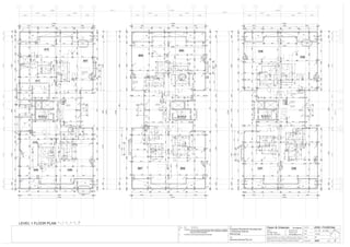 LEVEL 1 FLOOR PLAN
A251
ELECFHR
0 1 2 3 4 5M
EJ EJ EJ EJ
EJEJEJEJEJEJ
LEVEL 1 FLOOR Slab
ELECFHR
A07
A08A09
A10
A12
C05
C06C07
C08B05
B06B07
B08
A11
DP
DP
DP
-86
-86
-86
-86
760
610 150
2302540230
3000
-86
3190
2450116601213024509060
17705
84004515 4490
2450116609840113502450
17705
8350 48454210
BLOCK A BLOCK CBLOCK B
RL:181.860 RL:183.260 RL:184.160
3930300 300401030040603004345 160
110
160 3550 600 4330 150 3530 250 4945
350
160
1602504535250369015043304003750250
102025029702503990250160 150
3690 400 4235 400 160
160 150 5490 250 2730 250 160250
250
200 1270 200 2650 200 2315 150 3155 800 160
23154120705 200 200 150 3155 800 160
705
250 2730 150 5600 3705 250 2730 250 160
3800 250 4275 400 160150102025028502504110250160
160 250 3860 600 4020 150 3885 250 4590
350
160
4660250160 400 3420 150 3800 250 4275 400 160
150 1640160 150
4045 300 40703004360110 300 3960 300 180
110110
110
110
110
110
110
110
16030012704004125400
3380400400790300
40023502504455160300127040040031902503460
26602504004370150
5680
392040036604003000400
1607904005380
9060
160300
1101580400304540032554004480400326027204001935400347040050654001580110
244510452665400415025029002501990300160
800160127016030012708003840800360080036758004004100800359080044058004270
22908002925400
10554003545
250208025019903005000
18154001385
1200
300
1200
4750
2001430920
20020018002350200160
400840
2910
1503410
7151502830150
3130
-86
-86
3260
1503410
7152830150
3130
150
295
210
620
4470
2580
815
300150520
20
20
20
15390
380260
-30
2910
-30
315440
2520
2751980
215
3860
1980
90 3190
1980
-30
570
300440
190
610
220
490615
210
295
-30
90 3070 190
90317090
96538011901385
3920
90
615
210
295
620
1875220
902600
1100
9090
2000600
3620
-30
85670
5
5
1855665
215
-30
2570
815851670
2355 300 1485 245
4385
820
5815
800
1050
1050
-86-86
-86-86
17705
80854810 4510
3000
3000
245011660253545702735113502450
4030
2450116601213024509060
3480
-86
-86
17705
451084054490110 110
110110
4650 300 3740 300 4065 300 4350
4004000600160 4040 400 3700 600 160
16040037502504510
4003295250
250 3440 250 4770 150 2760 400 1880 400 2900 400160
400 16025804006890
150
39552502730250160
1503715
1910
2001800
200
200
830610910
920510920200
2650 200 1510
200 4120 200 440
2002350
800 2755 800 2330
250 15055851502730160 5360 400 2580 400 160
4500150 400 3590
250 160
54954002820
4330 300 4055 300 4065 4355300
600160 3680 400 4035 150
250 3905 400 4160160
4040 400 3700 600 160
4340150 250 4150
1603001990250
11023003840
3840
250317025036502509840
4003020250365025022852502485250
250110150230025063104004140
3750250277040038402501990300160
2040250110800227025044008003730800
34501504850800398580052858001830300160
1102300250
1603001990250
52104005400400
2350400516040030104004370
9060
15036705603690
250283025048602501990300160
400653040045502300110250
2302540230
760
150 610
610150
2302540230
760
295
210
580
575
-30
9045033901110
20502270
400 3440
35 370
780
590
430
960
1750257090
350
10102502390
295
210
62085
61590
-30
902580
202500
902405280
515
105
-30
901830
205
3665
5295
1265 820
605
4120
110380
375
295
210
57590
58085
-30
90
2570
3440400
4503390
2270
1750
2050
290430
515 735
85
20215
2130620
-30
2550
903150
13051435300
5
815
820
485
545
5665
670
5
550
-30
2600
90 2400
2600470
3070
300 3890 300 4065 300 4000 4390300
17705
484580504510
160
-86
-86
-86
-86
449084054510
17705
110 110
110 110
245011660253545702735113502450
30004070
2450121309060116602450
110110
110
110110
110
110110
15038802504610160
350
3520 250 4945 160
350
150
4535
250 160
43402503750400160
5040 150 2600 250 2175 250 3190
250 160
4002900400160
250 160250160 2730 250
3680 250
2905 800 160
350
150233020026502001270200
160
2905 800 16015023302004120200350
250160 2730 400 5360 150 5055 690 2720 250 160
1050
300 3890 300 4065 300 4060 4330300
38802504610160
350
3875 250 4590 160
350
150
43402503750160 400 5505 400 2410 160400
150
3290 250 3215 160250150 4001310400400160 50402900
600
600
160
40051004001580150110250468040015801104002080400360040034104003310
264040068040041704007903001604680421536751504003310250427040016803001603620400
17605
17605
17605
150
400366025030102504410400127016098404003350250301025044104001270300160
20024852503500250293040040904001680300160235020018002002445400350025030204004890400790300160
300160127080029208005665800373520014309203975800486080035858001270300160
300
8806108601450175175
210
620
295
85
615
-30
20 2580
4470345
815
3001505
210
580
575
85
295
5040
-30
20502270
339045090
17502570
4003440
85435
51590 1185
110
15390
870
85620
210
295
7902502270
330
52085
-30
200 400 2000
2600
11002502270
220 1785
3620
670
6701605
-30
851670840
14803002360
4140
2635
5835
2302540230
-86
610150
760
105620
215
-30
339045090
25701660
19602270
1185 515
90
430
515
85
3440 400
85
250
615
400
250
5510 150 4240 1505 2720
200
820
150
90
85
-86
2400110110
1360
-86
1360
2400110110
-86
1360
2400110110
150
150
150
150150
150 150
150
150150
150
150
150
300300
150 150
150 150
150
15
37750
37750
37750
1666516555
16665
16555
1666516555
190
DPDP
DP
DP
DP
DPDP
DP
DP
DP
DP
DP
DP DP
DP DP
DPDP
120120
120
120 120 120
ELECFHR
Supply Air
Riser Duct
Supply Air
Riser Duct
Exhaust Air
Riser Duct
Services Pipe
Penetration
Zone
Services Pipe
Penetration
Zone
Services Pipe
Penetration
Zone
15.09.06
C
B 13.06.06 Service ducts & exhaust riser ducts amended or deleted
& surrounding areas amended, FHR cupboards changed,
columns & DP's amended
150 56002730
C 15.09.06 Grid Moved Dimensions Revised
2200
2200
2200
SeeElevatorDetails
SeeElevatorDetails
SeeElevatorDetails
4900
A-C
1
A-C
2
A-C
3
A-C
4
A-C
5
A-C
6
A-C
7
A-C
8
A-C
9
A-C
13
A-C
12
A-C
11
A-C
14
A-C
10
A-C
15
A-C
17
A-C
16
A-C
24
A-C
23
A-C
22
A-C
26
A-C
31
A-C
21
A-C
20
A-C
28
A-C
35
A-C
34
A-C
33
A-C
32
A-C
36
A-C
41
A-C
47
A-C
37
A-C
38
A-C
39
A-C
44
A-C
43
A-C
42
A-C
46
A-C
40A-C
45
A-C
51
A-C
55
A-C
54
A-C
50
A-C
49
A-C
53
A-C
52
A-C
48
B-C
46
B-C
47
B-C
44
B-C
42
B-C
38
B-C
48
B-C
39
B-C
45
B-C
49
B-C
52
B-C
53
B-C
54
B-C
50
B-C
41
B-C
37
B-C
36
B-C
35
B-C
34
B-C
33
B-C
32
B-C
31
B-C
30
B-C
22
B-C
21
B-C
20
B-C
16
B-C
17
B-C
23
B-C
24
B-C
18
B-C
11
B-C
12
B-C
13
B-C
14
B-C
6
B-C
7
B-C
9
B-C
8
B-C
10
B-C
15
B-C
19
B-C
25
C
-C
1
C
-C
2
C
-C
3
C
-C
4
C
-C
11
C
-C
16
C
-C
20
C
-C
12
C
-C
6
C
-C
18
C
-C
22
C
-C
19
C
-C
15
C
-C
23
C
-C
10
C
-C
14
C
-C
25
C
-C
24
C
-C
31
C
-C
21
C
-C
33
C
-C
32
C
-C
34
C
-C
35
C
-C
41
C
-C
40
C
-C
36
C
-C
38
C
-C
37
C
-C
43
C
-C
44
C
-C
45
C
-C
46
C
-C
51
C
-C
55
C
-C
54
C
-C
53
C
-C
52
C
-C
47
C
-C
48
C
-C
42
C
-C
50
C
-C
28
C
-C
27
C
-C
7
C
-C
8
C
-C
9
C
-C
13
C
-C
17
C
-C
39
C
-C
49
A-C
18
A-C
19
B-C
2
B-C
3
B-C
4
B-C
40
A-C
29
A-C
27
B-C
28
B-C
26
C
-C
29
C
-C
30
B-C
43
A-C
1A
A-C
52A
B-C
29
B-C
27
B-C
51
B-C
1
B-C
5
B-C
55
C
-C
5
C
-C
56
A-C
30
A-C
25
Supply Air
Riser Duct
1
2
3
4
5
6
7
8
9
10
11
QPNMLKJHGFEDCBA
12001200116707804440176525351200120011980
59852980 5980 2980
17925
8965 8960
9015
2980 5970 5995 2980
17925
8950 8975 9015
2980
8975
5995 5980 2970
8950
17925
12001200116707804440176525351200120011980
37970
Issue Date Amendments Job:
Proposed Residential Development
1-9 Woniora Avenue
Wahroonga
Figured dimensions to be taken in preference to scale. Verify all
dimensions on site (vos). Copyright for the information contained
herein remains the property of Owen & Gilsenan Architects.
Drawing :
Scale :
Date :
Drawing No. :
Drawn : MD
Owen & Gilsenan Architects
Client:
Woniora Avenue Pty Ltd
Suite 4.1 P : (02) 9212 2417
105 Kippax Street F : (02) 9212 2617
Surry Hills NSW 2010 E : codesign@tpg.com.au
Issue :
A1-1:100 A3-1:200
 
