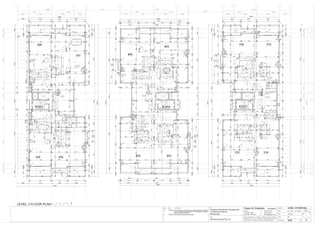 EJEJ
AC
EJEJ
ELECFHR
EJEJ
EJ
EJ
LEVEL 3 FLOOR PLAN
LEVEL 3 FLOOR Slab
A253
0 1 2 3 4 5M
AC
AC
EJEJ
EJEJ
DP
DP
DP
DP
A17
A18A19
A20
DP
DP
DP
DP
BLOCK A
RL:188.060
1050
-86 -86
-86
-86
-86
350 5400 150 3530 250 4945 350 160
150 150150150
16025045352503690150
3440
5500250 150
3690 400 4235 400 160
4910 150 5490 250 2730 250 160
1810250250
200 1270 200 200 2315 150 3155 800 160
23154120200 200 150 3155 800 160
840 4910
3705 250 2730 250 160
3800 250 4275 400 160150
1560250250
250 5500 150 3885 250 4590 160
250 5500 150 3800 250 4275 400 160
150 1640 150
2002445
1503690
690150
160
300429030039203005535300
4890392061352980
17925
3002440400412540040023502504455400400319025034604900
2660250400437015039204003660400300040019604005380300
10451680400493540035202440
80024403008003840800360080036758004004100800359080044058004270
26457451680600352040024403004925
15254001675
300
20018002350200
250300
338040040019603005680
2440
4750
2001430920
300
300
400
895150
400
595150
2580152354250151252580
36603000
2302540230
610150
760
65102580
150 150 150 150
8740127002580
295
210
620
615
250
4470
2580
815
300150520
20
20
20
-30
15390
380260
220
610295
2805
-30
3885
1980
4390
-30
2570
8151670
2355 300 1485
4385
820
5815
615
210
295
620
1875220
902600
1100
9090
2000600
3620
-30
85670
5
5
1855665
215
2805220
610295
-30
455 3885
1980
510150
4390
240760
840
760 240
DP
DP
DP DP
150
150
150
300435030038603005535300
4950386061352980
14945
150
150
150
17925
87054760 4460
17925
461084054590
4530 300 3740 4065 300 4230
4210 300 4055 300 4065 4235300
-86
-86
90204440 4465
300
461080854910
-86 -86
-86
-86
4004000600160 4040 400 3700 600 160
250 3440 250 4770 150 2760 400 1880 400 2900 400
400 16025804006890
150
39552502730250160
1503715
17605
160
200 2650 200 1510
200 4120 200 440800 2755 800 2330
250 15055851502730160 5360 400 2580 400 160
4500150 400 3590
250
54954002820
600160 3680 400 4035 150
250 3255 400 4810160
4040 400 3700 600 160
4340150 250 4150
400
16040037502504510
4003295250
1910200
830610910
20023502210250
24103840
3840
25031702503650250
4003020250365025022852502485250
250150241025063104004140
3750250277040038402502210600
205060080022702504400800
373080034501504850800398580052858002050600
2410250
6002210250
52104005400400
23504005160400301040043701503670560369025028302504860
2502210600
400653040045502410250250
250
600
150250250
10102502390
250150150
BLOCK B
RL:186.360
1050
2001800
920510920200
240011980253526602735116702400
2400119801245024008740
42403000
2302540230
33503000
2302540230
610150
760
610150
760
295
210
580
575
-30
9045033901110
20502270
400 3440
35 370
780
590
430
960
1750257090
350
295
210
62085
61590
-30
902580
202500
902405280
515
105
-30
901830
205
3665
5295
1265 820
300
4120
295
210
57590
58085
-30
90
2570
3440400
4503390
2270
1750
2050
290430
515 735
85
485
545
5665
670
5
550
-30
2600
90 2400
2600470
3070
902155300
5
5
1185 2700
820 1885
815
295
300100
B13
B14B15
B16
C13
C14C15
C16
DP
DP
300 300553039153004310300
613039154910
14955
15038802504615160
120
5745 160
15043402503750400
150 2560 400 2535 2504002900400160
250160 2730 250
5495
150233020026502001570250160
760
5040
5510 150 4240 1505
-86
-86 -86
-86
-86
300 4310 300 3915 300 5530 300
613039154910
14955
150
150
150
150 150 150150
150150 150 150
250
-86
2905 800
15023302004120200350
250160 2730 400 5360 150 5055 690
38802504610160 5495 160150
43402503750160 400
5495 250150
2295 400150 4002650400400160 50402900
BLOCK C
RL:190.360
1050
500 260
150
150
150
400366025030102504410400400335025030102504410400300
200248525035002502930400481040021303002350200191040021354003500250302040048904001960300
300
880610860
30004430
2302540230
610150
760
2001800200
468042154260150250351040038804002440300150
300244080029208005665800373520014309203975800486080035858002440300
300100
210
580
575
85
295
-30
20502270
339045090
17502570
4003440
85290
51590 1185
90
105620
215
-30
339045090
25701660
19602270
1185
430
90
515
85
3440 400
265
851420
1550 90
2755
280
620
295
210
620
615
-30
1600
9001745
2650
255
85820
315128590
-30
2650
9001750
13402605
1600
1550
2755
280
620
295
210
620
615
258012700253542502735123902580
2580131708740127002580
3690400334040024403004000400150
300100
-30
2400
240090
85
-30
2400
2400
90
85
-30
9001800
7001750
85
880610860
110380
375
3002180
2180
300100
2440
2180
2180
110 110120 120
110110120 120
2440
3001002180
2440
3001002180
21802180
900
900
900
900
3850 48055690
5605 4285 4450
4200 56854470
42004470 5685
-86
-86
610150
15025452745150
150 610
160
100
100
160160
160160
160160
500
500
160160
1590
140
39770
37970
39770
1666516555
16665
16555
1666516555
2650
215245
215
150455
150605
150
590
755
DP
DP
DP
DP
160350350120350 120
160350350
ELECFHR
ELECFHR
110
15390
870
15.09.06
C
B 13.06.06 Service ducts & exhaust riser ducts amended or deleted
& surrounding areas amended, FHR cupboards changed,
columns & DP's amended
C 15.09.06 Grid Moved Dimensions Revised
2200
2200
2200
SeeElevatorDetails
SeeElevatorDetails
SeeElevatorDetails
A-C
7
A-C
9
A-C
13
A-C
12
A-C
14
A-C
24
A-C
23
A-C
22
A-C
26
A-C
31
A-C
28
A-C
35
A-C
34
A-C
38
A-C
39
A-C
44
A-C
43
A-C
40A-C
45
A-C
51
A-C
50
A-C
49
B-C
46
B-C
47
B-C
42
B-C
48
B-C
39
B-C
45
B-C
49
B-C
52
B-C
53
B-C
54
B-C
50
B-C
41
B-C
37
B-C
36
B-C
35
B-C
34
B-C
33
B-C
32
B-C
31
B-C
30
B-C
22
B-C
21
B-C
20
B-C
16
B-C
17
B-C
23
B-C
24
B-C
18
B-C
11
B-C
12
B-C
13
B-C
14
B-C
6
B-C
7
B-C
9
B-C
8
B-C
10
B-C
15
B-C
19
B-C
25
A-C
18
A-C
19
B-C
2
B-C
3
B-C
4
B-C
40
A
-C67
A
-C69
A
-C70
A
-C71
A
-C72
A
-C66
A
-C68
A
-C56
A
-C57
A
-C58
A
-C59
A
-C64
A-C
8
A-C
21
A
-C65
A
-C62A
-C63
A
-C60
A
-C61
B-C
56
B-C
38
C
-C
20
C
-C
12
C
-C
6
C
-C
18
C
-C
22
C
-C
24
C
-C
31
C
-C
21
C
-C
33
C
-C
32
C
-C
34
C
-C
36
C
-C
38
C
-C
37
C
-C
43
C
-C
44
C
-C
47
C
-C
42
C
-C
28
C
-C
27
C
-C
7
C
-C
8
C
-C
13
C
-C
17
C
-C
49
C-C62
C-C67
C-C69
C-C70
C-C71
C-C72
C-C66
C-C68
C-C64
C-C65
C
-C
16
C
-C
26
C
-C
11
C-C57
C-C58
C-C59
C-C60C-C61
C-C63
DP
DP
DP
DP
B
DP
DP
DP
DP
DP
DP DP
DP DP
DP
Supply Air
Riser Duct
Supply Air
Riser Duct
Exhaust Air
Riser Duct
Services Pipe
Penetration
Zone
Services Pipe
Penetration
Zone
Services Pipe
Penetration
Zone
Supply Air
Riser Duct
1
2
3
4
5
6
7
8
9
10
11
QPNMLKJHGFEDCBA
12001200116707804440176525351200120011980
59852980 5980 2980
17925
8965 8960
9015
2980 5970 5995 2980
17925
8950 8975 9015
2980
8975
5995 5980 2970
8950
17925
12001200116707804440176525351200120011980
37970
Issue Date Amendments Job:
Proposed Residential Development
1-9 Woniora Avenue
Wahroonga
Figured dimensions to be taken in preference to scale. Verify all
dimensions on site (vos). Copyright for the information contained
herein remains the property of Owen & Gilsenan Architects.
Drawing :
Scale :
Date :
Drawing No. :
Drawn : MD
Owen & Gilsenan Architects
Client:
Woniora Avenue Pty Ltd
Suite 4.1 P : (02) 9212 2417
105 Kippax Street F : (02) 9212 2617
Surry Hills NSW 2010 E : codesign@tpg.com.au
Issue :
A1-1:100 A3-1:200
 