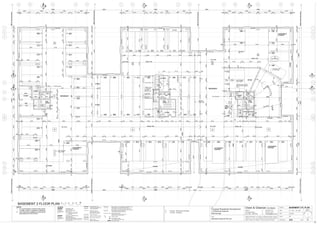 1
2
3
4
5
6
7
8
9
10
11
QPNMLKJHGFEDCBA
1
2
3
4
5
6
7
8
9
10
11
C
A16
C
A16
A14
A
A14
A
B
A15
B
A15
D
A17
D
A17
BASEMENT 2 FLOOR PLAN
BASEMENT 2 FL PLAN
A03
0 1 2 3 4 5M
LEGEND
INTENANCY WALL
10mm plasterboard
'Hebel 75mm Power Panel'
28mm air cavity
64mm steel stud & Tontine TSB4
or equivalent in wall cavity
13mm plasterboard
INTERNAL WALLS
92mm stud with 10mm
plasterboard & insulation
Fire Rated Riser Duct
'Hebel 75mm Power Panel'
10mm plasterboard
110mm brickwork
200mm concrete blockwall
250mm brick veneer wall
SHAFT WALL
200mm concrete wall
TENANCY/CORRIDOR WALL
10mm plasterboard
'Hebel 75mm Power Panel'
28mm furring channel fixed with resiliant mounts
with Tontine TSB4 or equivalent in wall cavity
13mm plasterboard
CG Column Guards
IW INSULATION WALLS
75mm insulation in 64mm studwork 13mm
plasterboard & 20mm gap to lift wall
EJ EXPANSION JOINTS
12 mm epansion joints to tiles
Rain Water OutletRWO
Service Riser / Non fire rated within Habitable area
64mm steel stud, 13mm plasterboard both sides
Tontine TSB4 or equivalent in wall cavity & inside shaft
Service Riser / Non fire rated solely within wet area
13mm plasterboard 64mm steel stud &
Tontine TSB4 or equivalent in wall cavity
R +C 25w tr
R +C 40w tr
190mm TOTAL
THICKNESS
ALL DIMENSIONS
TO FINISHED WALL
FACE
126mm TOTAL
THICKNESS
ALL DIMENSIONS
TO FINISHED WALL
FACE
85mm TOTAL
THICKNESS
Ramp 1:20
Ramp 1:20
Ramp 1:20
RL173.16
RL174.66
DRIVEWAY
DRIVEWAY
RL174.66
Ramp 1:20
RL173.63
61005505550061006150
ACCESSIBLE
PARKING
STORE
STORE
STORE
STORE
STORE
STORE
STORE
BASEMENT 2 FLOOR PLAN
BASEMENT 2 FL PLAN
5400
ACCESSIBLE
PARKING
LIFT
FIRE
STAIR
LIFT
FIRE
STAIR
LIFT
FIRE
STAIR
WC
STORE
STORE
ACCESSIBLE
PARKING
RL175.05
STORE
STORE
FHRFHR
FHR
RL175.05
Building
Joint Line
STORE
ACCESSIBLE
PARKING
4142434445464748495051525354
55
56
57
58
59
60
61
62
63
64 65
66
67
68
69
70
71
72
73
74
75
76
77
78
79
80
81
82
83 84 85
86 87
88 89 90 91 92 93
94
95
97
98
99
100
101
102
LOBBY
LOBBY
14850874014380
37970
37970
2980 5985 5980 2980 2980 5970 5995 2980
17925 9015 17925
8210
13000(toFrontBoundary)
13000(toFrontBoundary)
5400
5425 6100
8210
200
6000
0 1 2 3 4 5M
100 Ø bollard
100 Ø bollard
d i s h d r a i n
dish drain
d i s h d r a i n
CG
CG
CG
CG CG
CG
CG
CG
CG
CG
CG
CG
CGCG
dishdrain
dishdrain
dish drain
dishdrain
dishdrain
dish drain
dishdrain
dishdrain
dish drain
dishdraindishdrain
dish drain
dishdrain
dish drain
dishdrain
dish drain
dishdrain
dish drain
dishdrain
dish drain
dishdrain
dish drain
DD01
DD01DD01
DD01
DD09
DD09
DD09
DD09
DD04
DD04
DD04
DD01
96
A05
A06
A07
A08
A07
A08
A09
A10
A11
A02 A02
A13
A14
A14
A13
A16
A20
A20
B01B02
B01
B02
B07B08
B07B08
B11
B11
B12B13B13 B12
B14 B14
C01 C01
C02
C02
C03 C03
C04
C04
C05
C05
C06
C06
C07 C07
C08
C08
C09
C11C11
C12
C12
C13 C13
C14C16 C16
C15 C15
NOTE:
1. For construction of Saw & Key joints
in slabs, refer to engineer's drawing.
2. See Hydraulic engineer's drawing for
penetrations STW & SDO.
150 conc. wall
to 1000 high
450
expansion
joint on K.J.
E.J.
E.J.
E.J.
E.J.
9990(toRearBoundary)
9990(toRearBoundary)
19200(toRearBoundary)
2700200
2300200
100
300
200
100
200
100
200
100
8008005810800200
300 6000 4800 6425 200300 300
800
2045
2000
CAR
WASH
BAY
2980 5985 5980 2980 2980 5995 5980 29702980 5970 5995 2980
17925 9015 9015 1792517925
200 300 4125 800 3140 800 3760 800 3500 300 200 200 800 5075 800 1675 800 2425 800 4350 800 200 200 3000 800 3775 800 3125 800 4125 300 200800
800 2925 800 3740 800 3160 800 3500 800 800 3720 800 2930 800 2985 800 3790 800 200 4335 800 2440 800 1870 800 4880 800 200
200 300 3325
1300300 5765 800 6900 800 4475 300 6000 300 5400 300 2400 1525 1690 800 2030 3295 300 2600 300 6100 300 3190 1310 800 830 1125 800 6100 800 2170 300
1000
1000 3400 800 4315 800 4300 5215 300 5510 300 5900 800 1515 800 300 5100 300
300 5825 300 5400 300 5400 800 1515 800
2700 5115 300 2600 300
800 3615 800 3620 800
350 1470
6100
2008002350800490080051503003365300375580049008005550300
200300310030054003005400300136554003005800
300310030054003003000300
4980300498030061003004910
20080043258003480800660020020080023508005150300265530013000(toFrontBoundary)8210
9990(toRearBoundary)
800 3625 800
20030042558006100800
6155
8001000
200585530058004210580030054003002003002210
2003006600800352580034808006600300
200505580038903005820300
2000
200 2650 200
200800475080068308002003935800400520080062408006310300200
2970
300
6020 6100 5400
300
2980 5995 5980 2970
2715
200 300 8006000
6100 6075 300
150mm conc. x 1000
high wall with glazing
over
6100 6025 200200 5400
24225
2003005500300
300
300
150mm conc.
x 1000 high
wall with
glazing over
100 Ø bollard
100 Ø bollard
100 Ø bollard
100 Ø bollard
12255
200180020023502001555300
16555
200
200 2650 200
180023502045200200200
16555
2100300
100
200
DD02
200 3645 200 4120 200
3845
1800 200 2650 200200
200
200
RL174.11
(finished conc.)
200
200
80010006410200
300
8008003800300
200 300 3925 1000
8003000800
345
RL175.06
200180020023502001845200
16555
200 4120 200
8006310300200
8006310300
800800
200 800 3025 800
S
S
S
S S S
S
S
S
S
5190
2750
200
200
S
3002300300
100
200
see Hydraulic
Eng's detail
see Hydraulic
Eng's detail
RL175.30
RL176.005
33°16'38"
12°46'32"
6100
120°0'5"
6945
30040551000
30040551000
5315
6100
RL175.245
B 12.05.06 Dimensions amended.
C 13.06.06 Amended.
Lift Pit
RL172.10
Lift Pit
RL173.05
Lift Pit
RL173.60
C
C
DD02
DD02
DD02
C
13.06.06
C
E
A14
E
A14
B
Job:
Proposed Residential Development
1-9 Woniora Avenue
Wahroonga
Figured dimensions to be taken in preference to scale. Verify all
dimensions on site (vos). Copyright for the information contained
herein remains the property of Owen & Gilsenan Architects.
Drawing :
Scale :
Date :
Drawing No. :
Drawn : KN
Owen & Gilsenan Architects
Client:
Woniora Avenue Pty Ltd
Suite 4.1 P : (02) 9212 2417
105 Kippax Street F : (02) 9212 2617
Surry Hills NSW 2010 E : codesign@tpg.com.au
Issue :
A1-1:100 A3-1:200
 